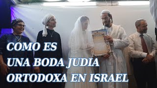 COMO ES UNA BODA JUDIA ORTODOXA EN ISRAEL [upl. by Jose]