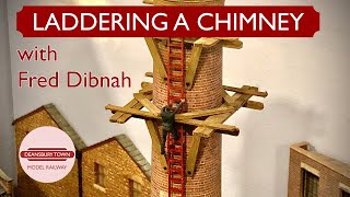 Laddering a model chimney with Fred Dibnah  008 [upl. by Yeniar838]