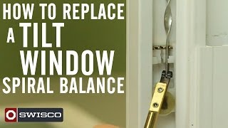 How to Replace a Tilt Window Spiral Balance [upl. by Lalise699]