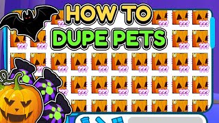 😱TUTORIAL🍬HOW TO DUPE PETS IN Pet Simulator X [upl. by Ahsinan]