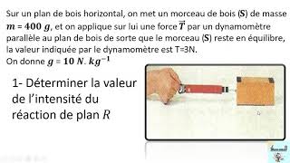 équilibre dun corps solide soumis à trois forces Tronc commun [upl. by Lawrenson637]