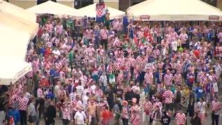 Croatian hooligans fight with police in the center of Poznan June 10 2012 [upl. by Jenelle]