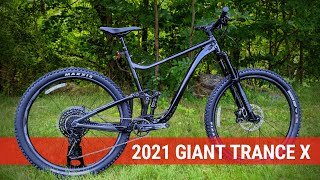 2021 Giant Trance X Advanced Pro 29 1  Test Ride and Review  The All Day Mountain Bike [upl. by Ayeka]