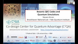 Steven Girvin  Bosonic quantum error correction and quantum simulation [upl. by Vento420]