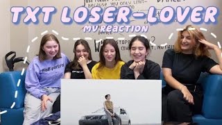 TXT  LOERLO♡ER LOSERLOVER mv reaction by SWD [upl. by Ylliw]