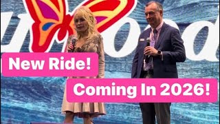 DOLLY ANNOUNCES NEW ATTRACTIONS  DOLLYWOOD OPENING DAY 2024 [upl. by Iraam729]