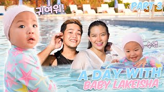 A Day With Baby Lakeisha  Part 3  Carlyn Ocampo [upl. by Anitirhc]