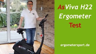 Asviva H22 Ergometer Test  ergometersportde [upl. by Janeen]