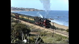 STEAMRAIL LOCO R761 VISITS SOUTH AUSTRALIA PART 1 [upl. by Ennaillij]