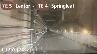 TEL JOYRIDE PART 2 Lentor TE5 to Springleaf TE4  ThomsonEast Coast Line [upl. by Duwe]