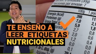 ¡Te enseño cómo leer etiquetas nutricionales fácilmente   Yácomo Casas [upl. by Giffie827]