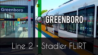 Greenboro Line 2 Station Platform Tour and Stadler FLIRT Train Walkthrough • OC Transpo [upl. by Lledra]