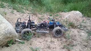 5 dollar 1000kv brushless motor in a crawler [upl. by Serolod760]