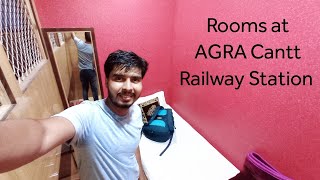 Retiring Rooms amp Dormatory At AGRA CANTT Railway Station  Alekh Kulthe [upl. by Swihart]