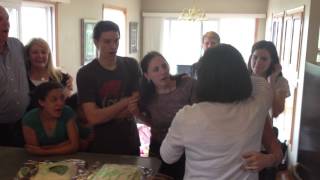 My family finding out twin reveal [upl. by Enobe]