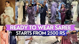 Ready To Wear Saree Under Budget  1 minute Saree  Wedding Saree  Indo Western Outfit [upl. by Kaye]