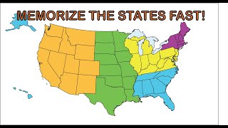 Memorize the states fast ace your test Also practice loop video available in the description [upl. by Martz]