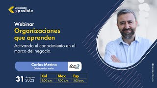 Webinar  Organizaciones que aprenden [upl. by Tirrell]