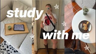 STUDY WITH ME 📚👩🏼‍🎓 für Klausuren lernen sport amp real talks  Hanna Marie [upl. by Rosio]