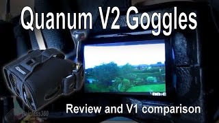 HobbyKing Quanum V2 FPV Goggles  Overview and Review [upl. by Parsifal]