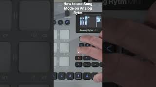 How to Use Song Mode on Elektron Analog Rytm MK2 analogrytm [upl. by Hehre]