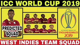 ICC WORLD CUP 2019 WEST INDIES TEAM SQUAD  WEST INDIES 16 MEMBERS ODI SQUAD FOR WORLD CUP 2019 [upl. by Knute]