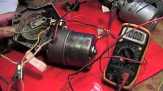 Willcox Corvette  1968 Corvette Wiper Motor Bench Test [upl. by Aicilet]