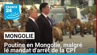 Poutine en Mongolie malgré le mandat darrêt de la CPI • FRANCE 24 [upl. by Yule]