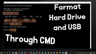 ✅How to format external hard drive cmd windows 1011 [upl. by Ohara]