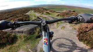 Peak district mtb burbage edge [upl. by Cirded]