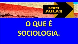 O que é Sociologia [upl. by Wes]