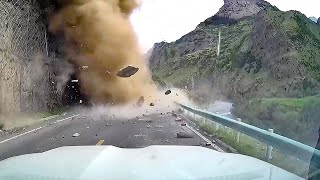 10 Devastating Rockfalls amp Landslides Caught on Camera [upl. by Ydaj]