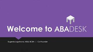 ABAdesk ABA amp IEP Data Collection Demo [upl. by Michal]