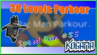 KoGaMa  30 Levels Parkour Speed Run 55 [upl. by Adella]