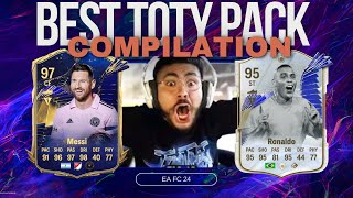 EAFC 24 BEST TOTY PACKS COMPILATION [upl. by Carri435]