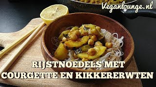 BUDGET RECEPT RIJSTNOEDELS MET COURGETTE EN KIKKERERWTEN🍜 [upl. by Anem]