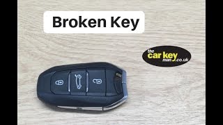 Citroen Picasso 2014 Fix Broken Car key [upl. by Ingeborg]