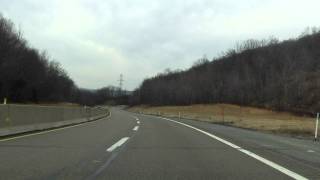 Pennsylvania Turnpike  Northeast Extension Interstate 476 Exits 105 to 115 northbound [upl. by Adaiha]