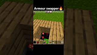 Easy armour swapper in Minecraft🔥 viralshort minecraft viralhack [upl. by Irtimid]