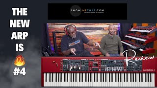 The new arpeggiator on the nord stage 4crazy part 4 [upl. by Rednasela327]