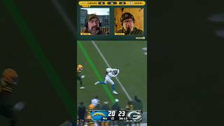 Packers fans REACT to INSANE ending vs Chargers [upl. by Jerz]