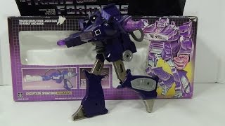 TRANSFORMERS G1 SHOCKWAVE TOY REVIEW [upl. by Nylirek]