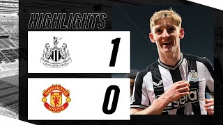 Newcastle United 1 Manchester United 0  Premier League Highlights [upl. by Bamford781]