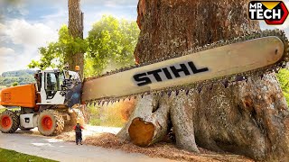 Extreme Dangerous Fastest Big Chainsaw Cutting Tree Machines  Biggest Heavy Equipment Machines 2 [upl. by Inalak]