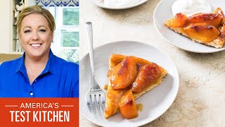 How to Make Peach Tarte Tatin and Financiers [upl. by Yenaled]