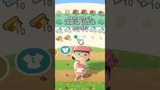 7 choses que je déteste dans les treasures islands animalcrossing shorts acnhfr acnh [upl. by Barstow]