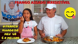 FRANGO ASSADO COM BATATA E BACON E MOLHO ESPECIAL  IRRESISTÍVEL [upl. by Acisej]