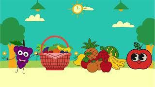 Fruit Fun Adventure Spell and Learn about Fruits 🍎🍌🍊🍇 kids learning [upl. by Doerrer]