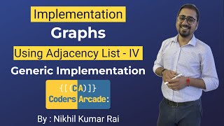 Implementation of Graphs using Adjacency List Map amp List  4  Data Structures amp Algorithms [upl. by Nyllij215]