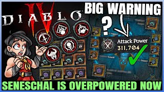 Diablo 4  Do THIS Now  Get 5x Damage On ALL Builds  Seneschal is Actually OP  Best Stone Guide [upl. by Arodnahs]